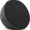 Amazon Echo Pop | Alexa fits in anywhere: bedroom, living room, bathroom, office, and small spaces | Charcoal - Image 2